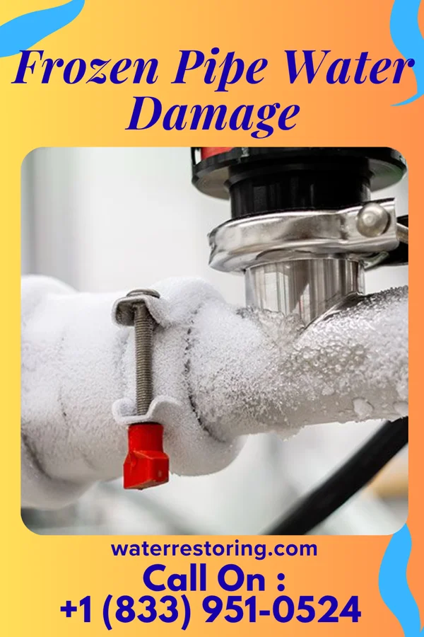 Frozen Pipe Water Damage in East Dailey, WV